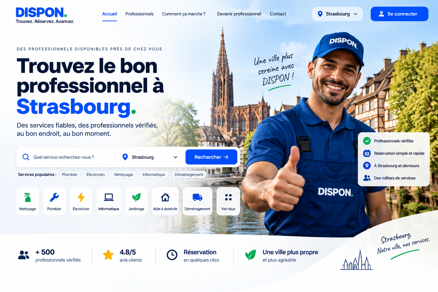 Professionnel DISPON à Strasbourg